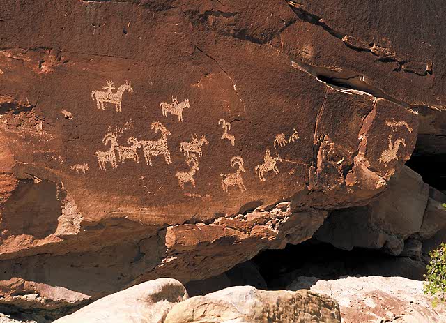 Wolfe Ranch Petroglyphs - Arches